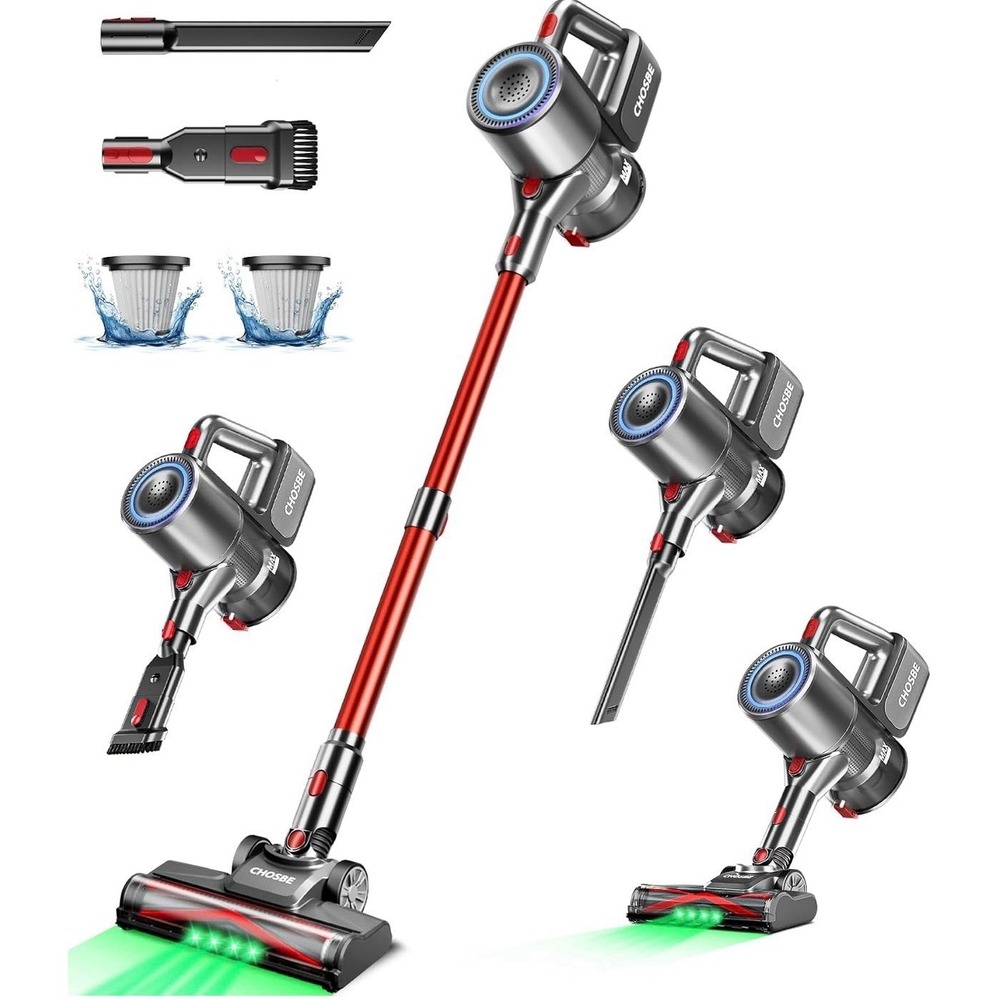 Cordless Vacuum Cleaner for Home Stick Vacuum Cordless Rechargeable with 45kPa